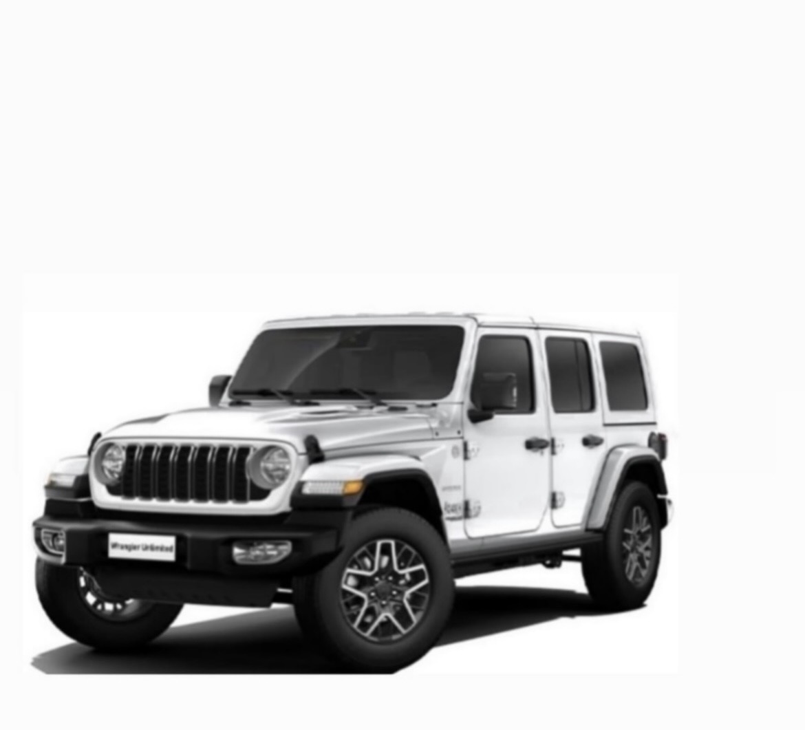 Jeep rental vehicle